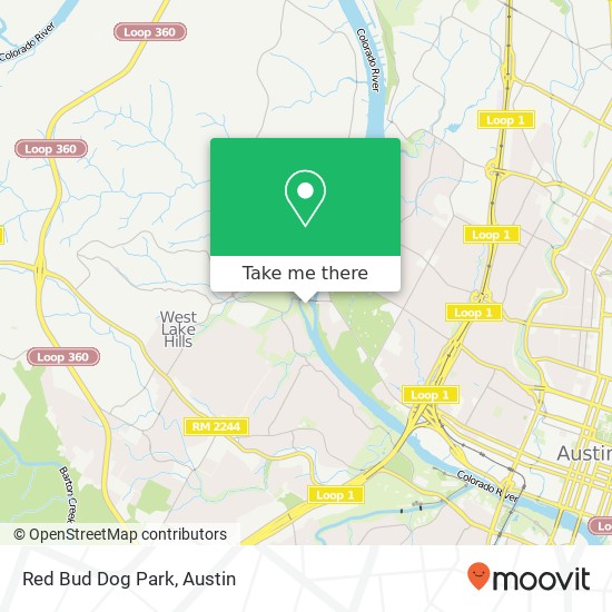 Red Bud Dog Park map