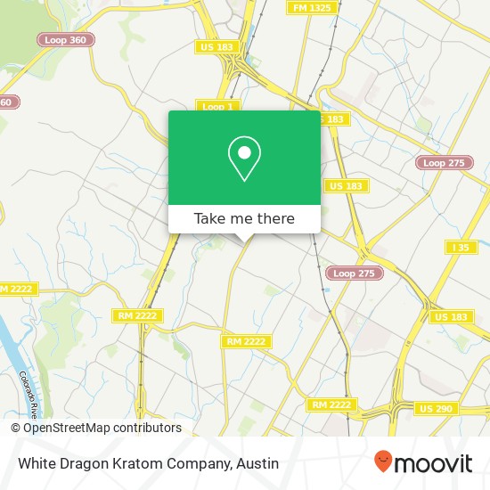 White Dragon Kratom Company map