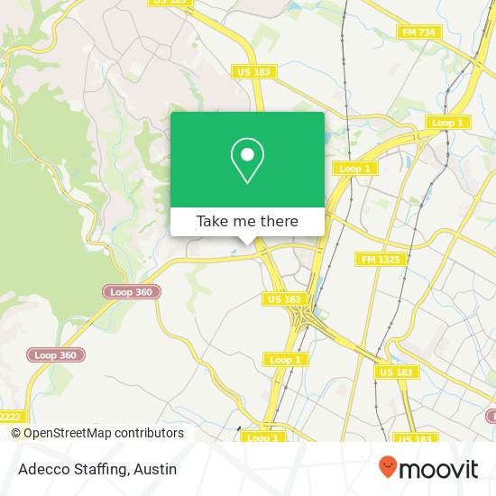 Adecco Staffing map