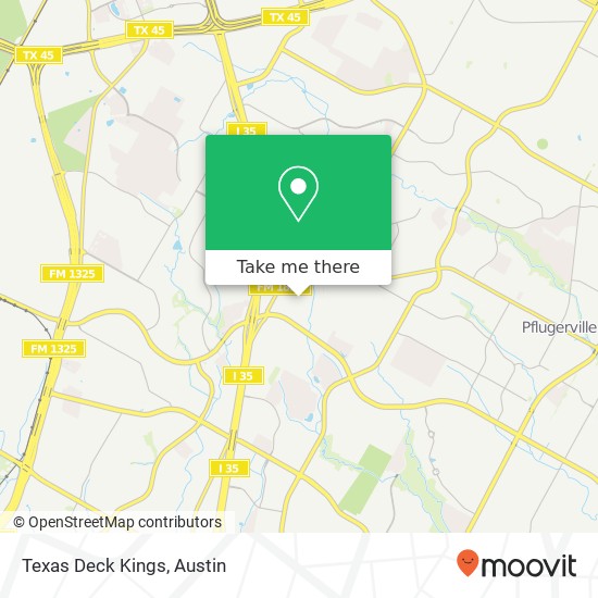 Mapa de Texas Deck Kings