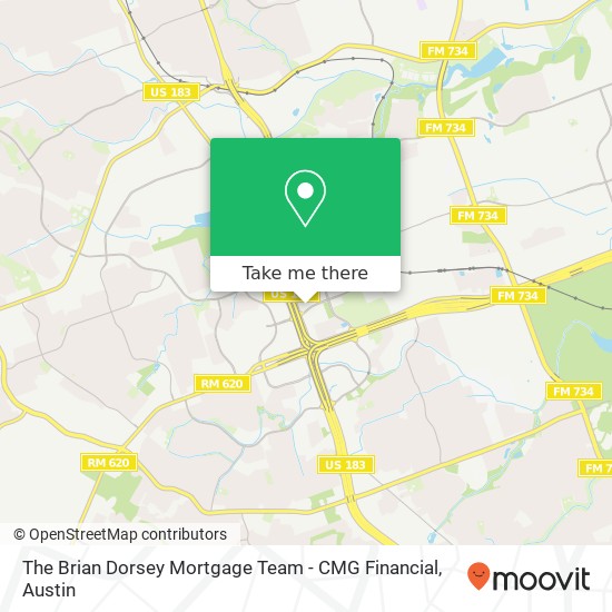 Mapa de The Brian Dorsey Mortgage Team - CMG Financial