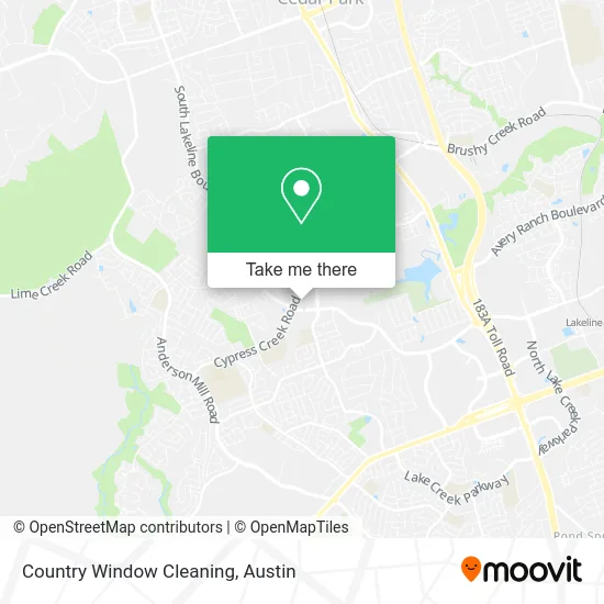 Country Window Cleaning map