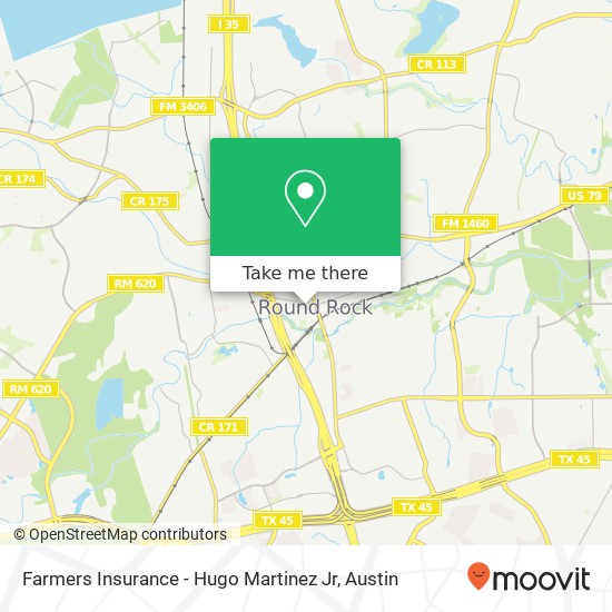 Mapa de Farmers Insurance - Hugo Martinez Jr