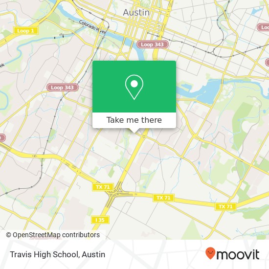 Travis High School map