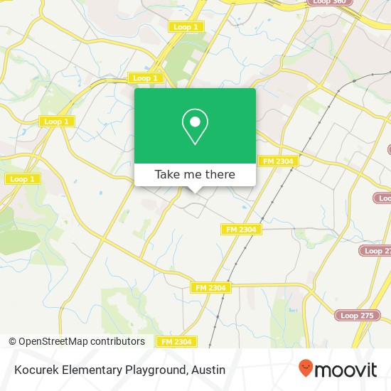 Kocurek Elementary Playground map