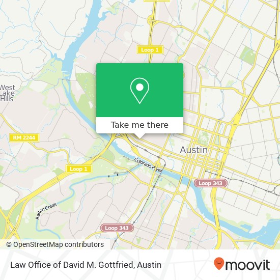 Mapa de Law Office of David M. Gottfried