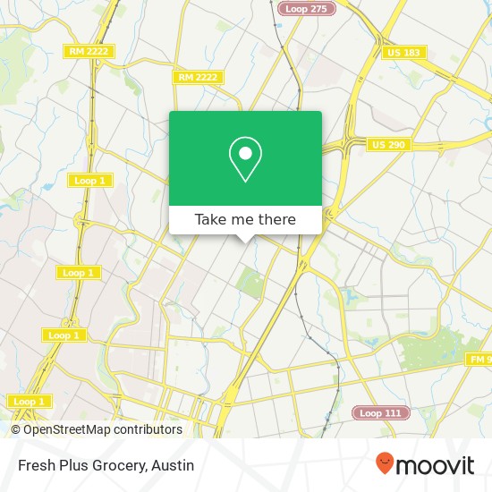 Mapa de Fresh Plus Grocery