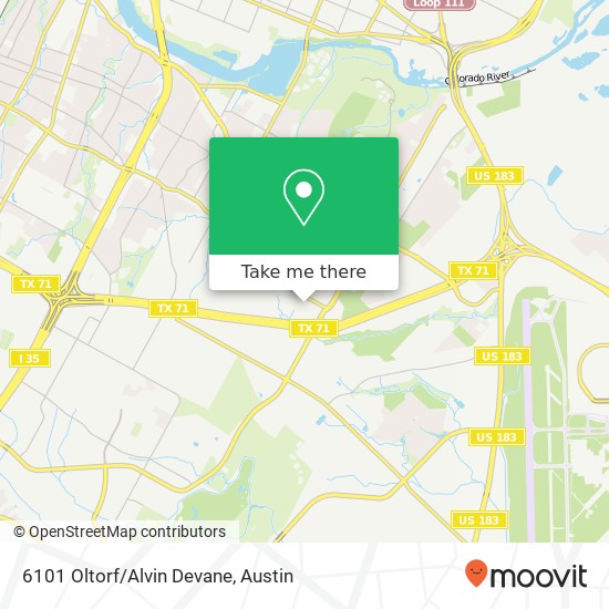 Mapa de 6101 Oltorf/Alvin Devane
