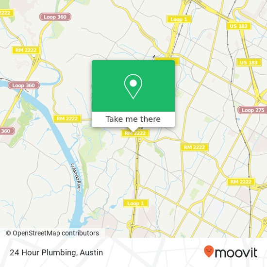 Mapa de 24 Hour Plumbing