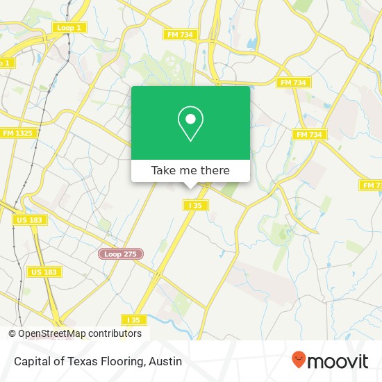 Mapa de Capital of Texas Flooring