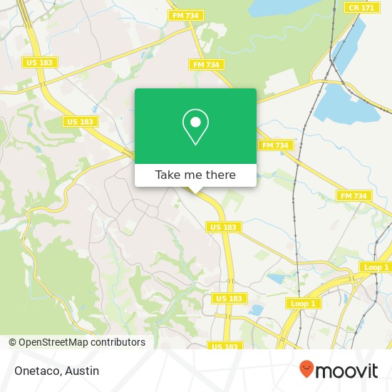 Onetaco map
