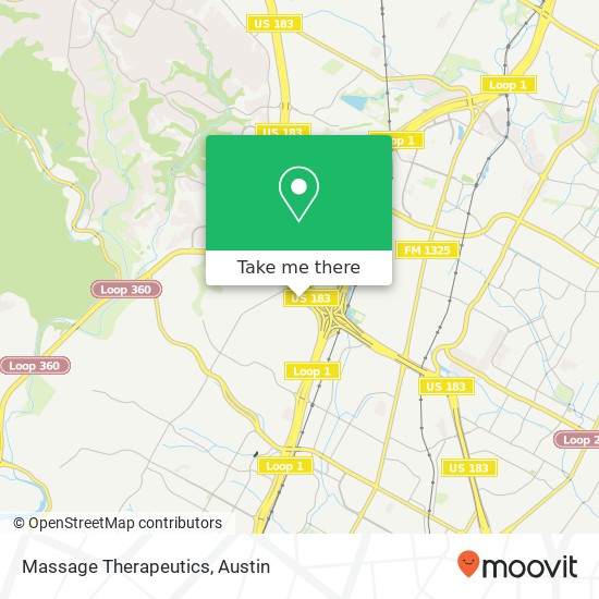 Massage Therapeutics map