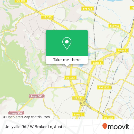 Jollyville Rd / W Braker Ln map