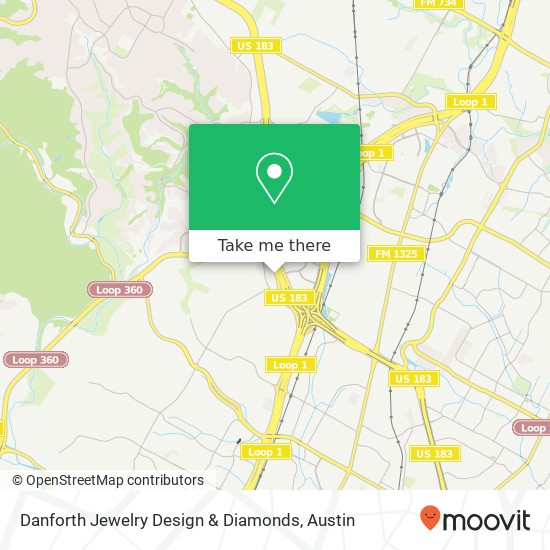 Mapa de Danforth Jewelry Design & Diamonds