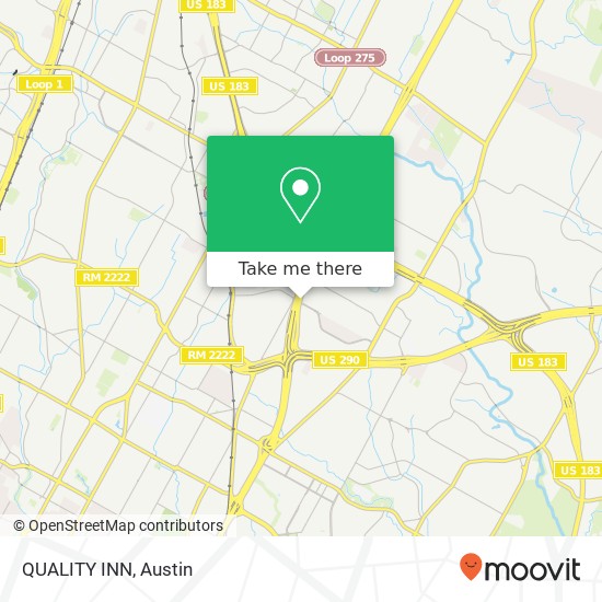 Mapa de QUALITY INN