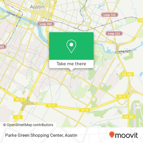 Mapa de Parke Green Shopping Center