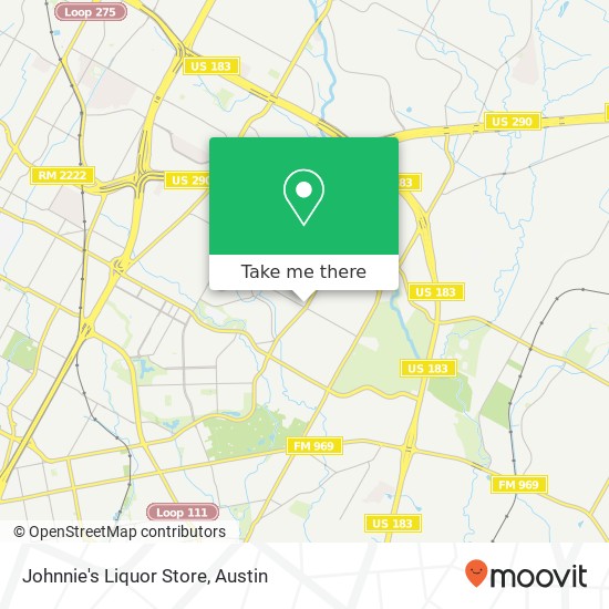 Mapa de Johnnie's Liquor Store