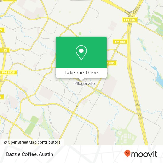 Dazzle Coffee map