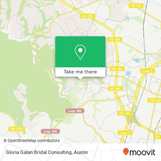 Mapa de Gloria Galan Bridal Consulting