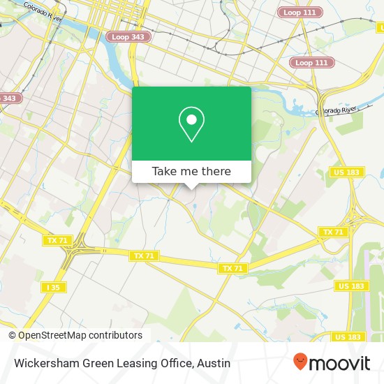 Wickersham Green Leasing Office map