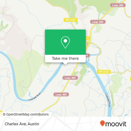 Mapa de Charles Ave