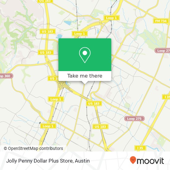 Jolly Penny Dollar Plus Store map