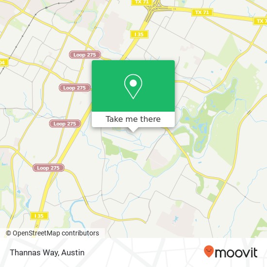 Thannas Way map