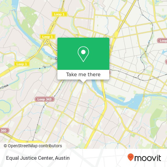 Equal Justice Center map