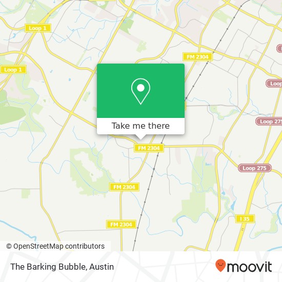 The Barking Bubble map