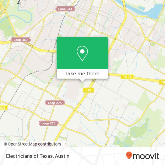 Mapa de Electricians of Texas