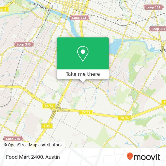 Mapa de Food Mart 2400