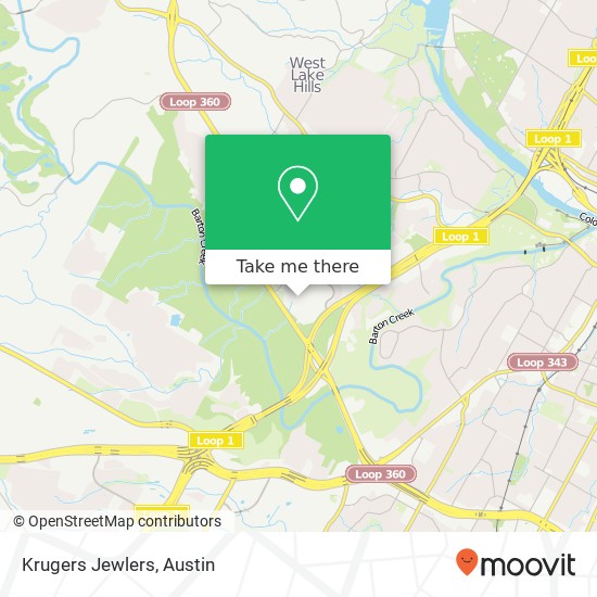 Mapa de Krugers Jewlers