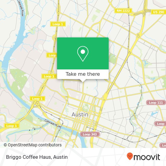 Mapa de Briggo Coffee Haus