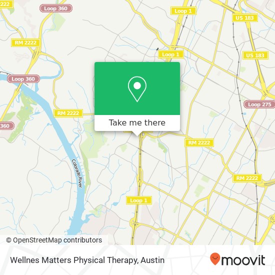 Mapa de Wellnes Matters Physical Therapy