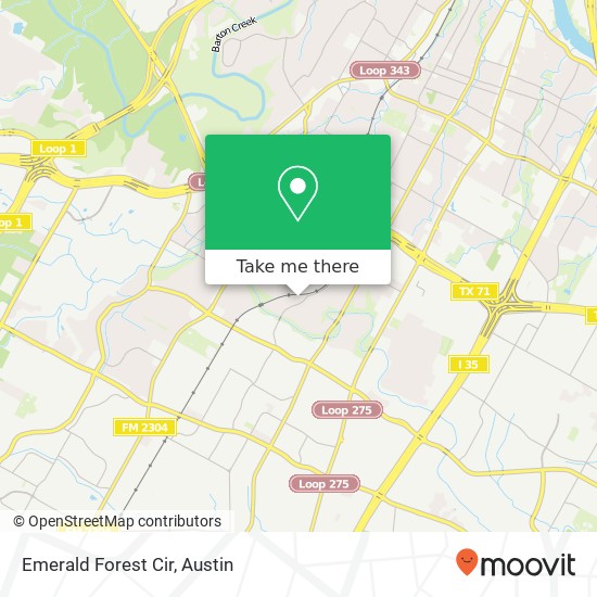 Mapa de Emerald Forest Cir