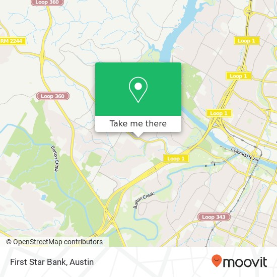 First Star Bank map