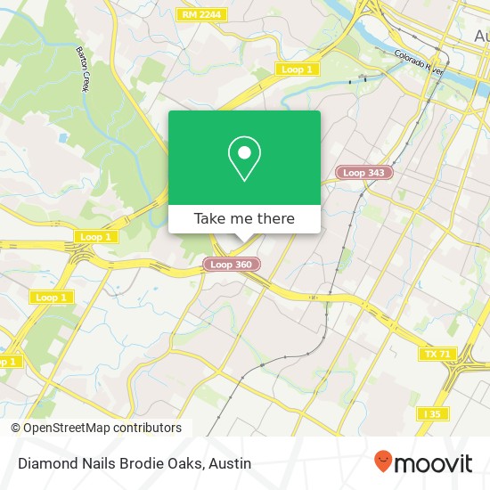 Mapa de Diamond Nails Brodie Oaks