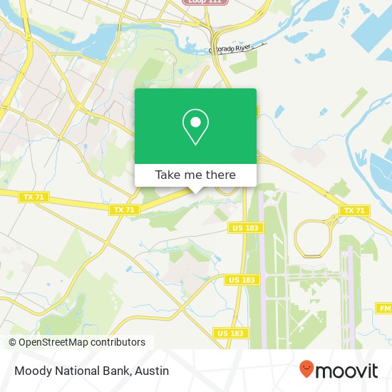 Mapa de Moody National Bank