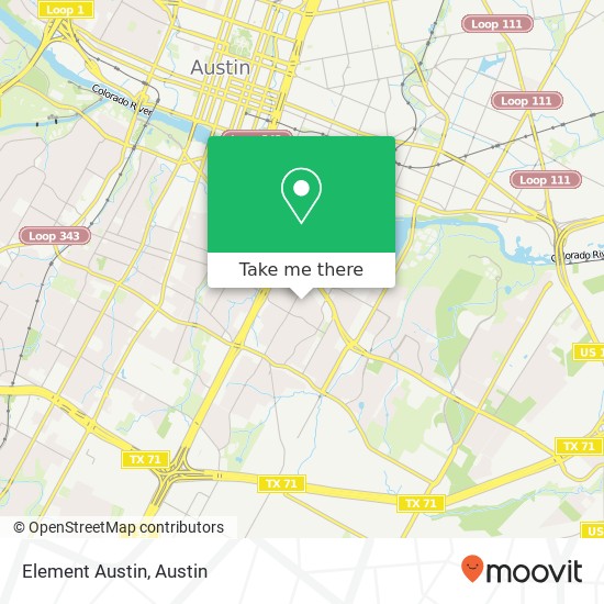 Mapa de Element Austin