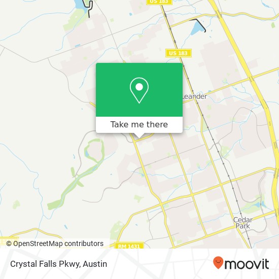 Crystal Falls Pkwy map