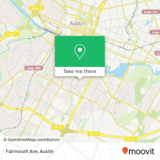 Fairmount Ave map