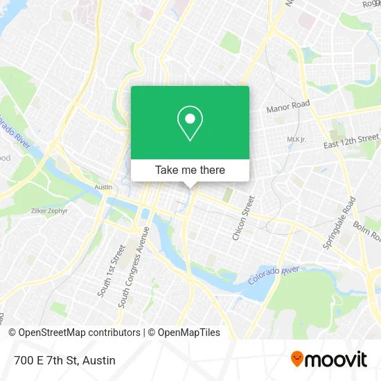 700 E 7th St map