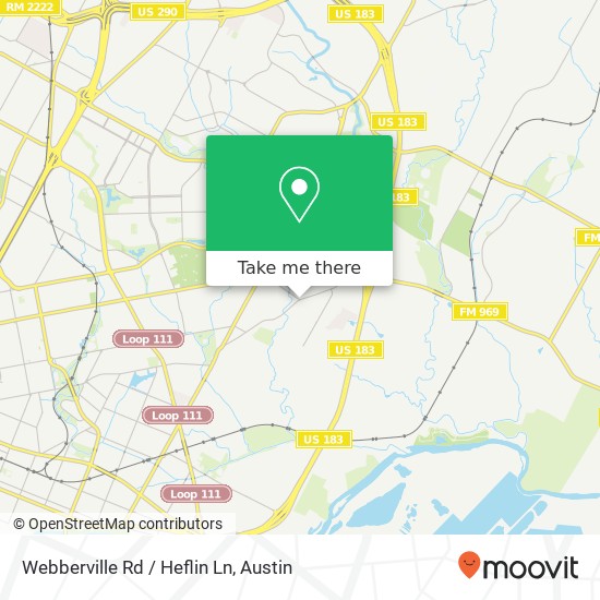 Webberville Rd / Heflin Ln map