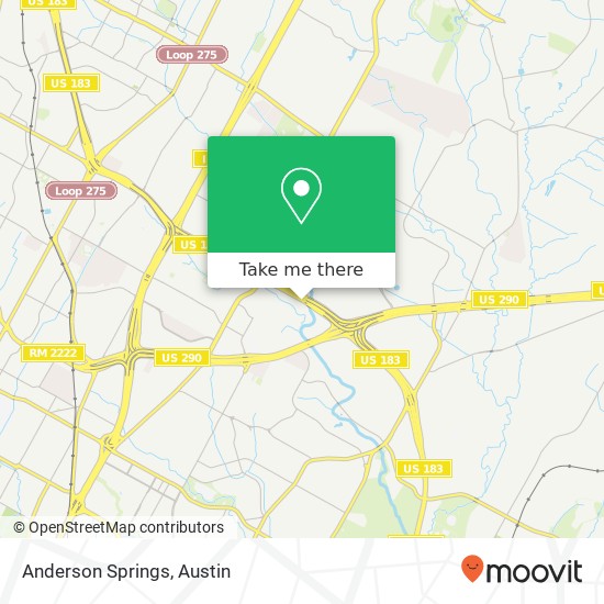 Anderson Springs map