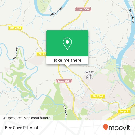 Mapa de Bee Cave Rd