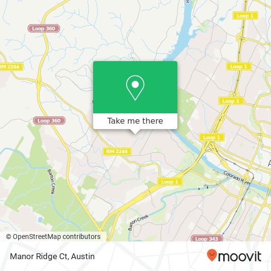 Mapa de Manor Ridge Ct