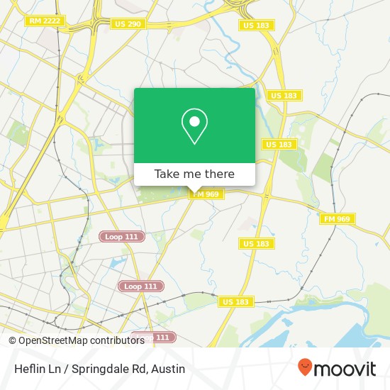 Heflin Ln / Springdale Rd map