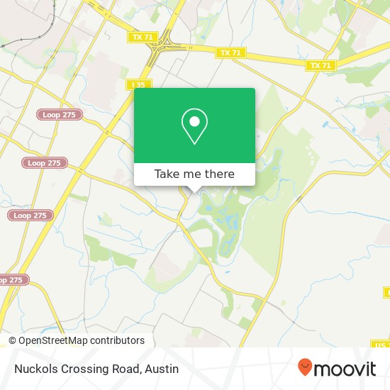 Mapa de Nuckols Crossing Road