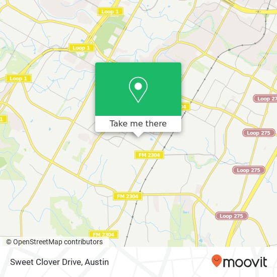 Sweet Clover Drive map