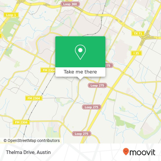 Mapa de Thelma Drive